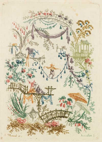 Ornamental Design from Nouvelle Suite de Cahiers Chinois a l
